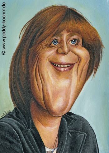 Angela Merkel Caricature