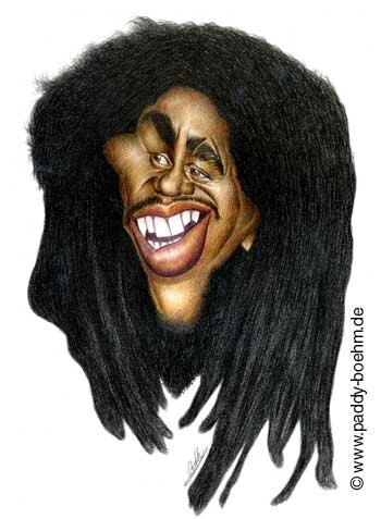 Bob Marley Caricature
