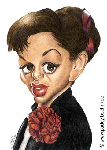 Judy Garland Caricature