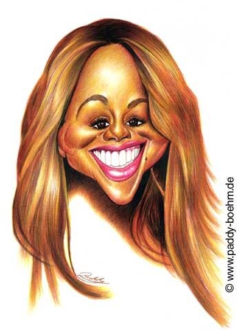 Mariah Carey Caricature