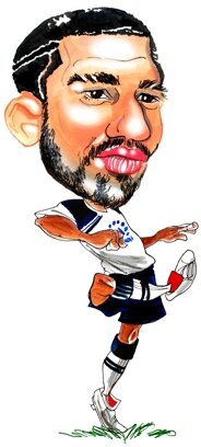 Aaron Lennon Caricature