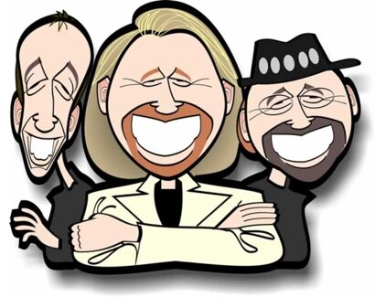 The Bee Gees Caricature