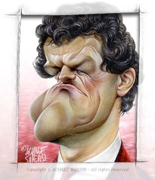 Fabio Capello Caricature