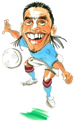 Carlos Tevez Caricature