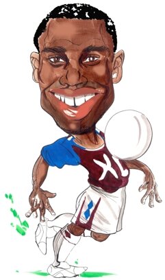 Carlton Cole Caricature