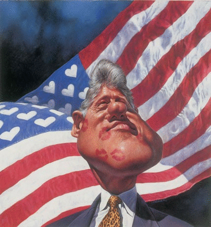 Bill Clinton Caricature