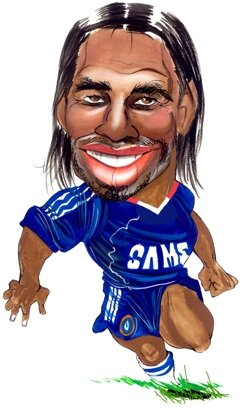 Didier Drogba Caricature