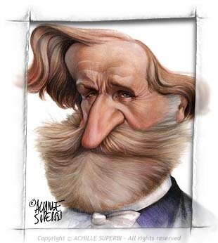 Giuseppe Verdi Caricature
