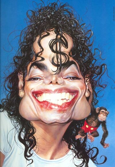 Michael Jackson Caricature