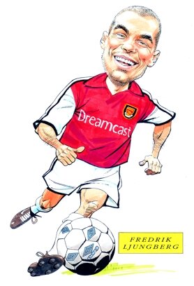 Fredrik Ljungberg Caricature
