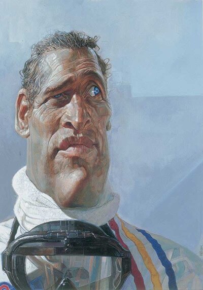 Paul Newman Caricature