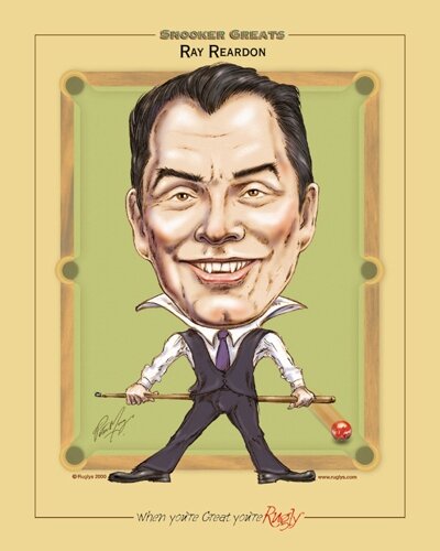 Ray Reardon Caricature