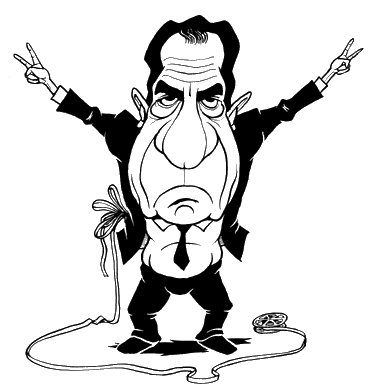 Richard Nixon Caricature
