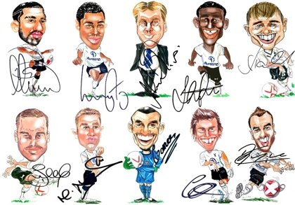 Spurs Caricatures