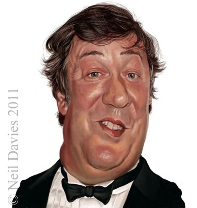 stephen fry caricatures