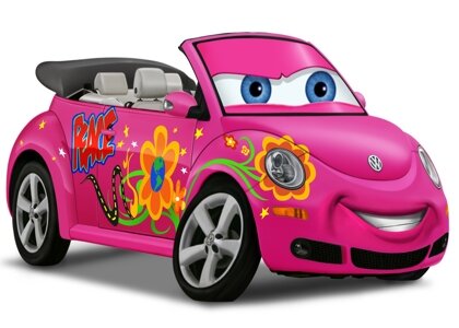 Cars Wallpapers on Vw Convertible Cartoon